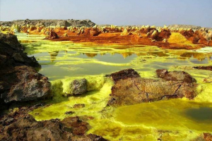 Wpadina danakil - najtoplije mjesto na zemlji